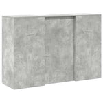 Reception Desk Concrete Grey 155x50x103.5 cm Engineered Wood 3324199