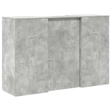 Reception Desk Concrete Grey 155x50x103.5 cm Engineered Wood 3324199