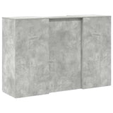 Reception Desk Concrete Grey 155x50x103.5 cm Engineered Wood 3324199
