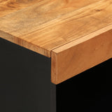 Side Cabinet 60x33x75 cm Solid Wood Acacia 352886