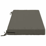 2-Piece Bench Cushions SOEST 2 pcs 100% Polyester Grey 950145