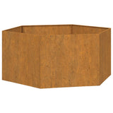 Planter Rusty 90x90x45 cm Corten Steel 823676
