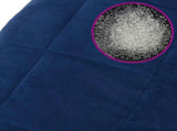 Weighted Blanket Blue 120x180 cm 9 kg Fabric 350735