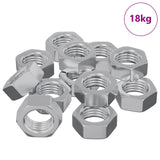 Hex Nut 9000 pcs Silver Metal 864474