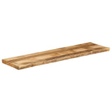 Table Top Live Edge 160x40x2.5 cm Solid Wood Rough Mango 370664