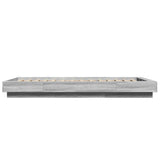 Bed Frame without Mattress Grey Sonoma 75x190 cm Small Single 3281250