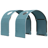 Bed Tunnel for Kids Loft Bed 2 pcs Light Blue Polyester 893703