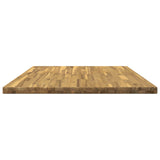 Rectangular Table Top 80 x 80 x 3.2 cm Square Solid Acacia Wood 938310