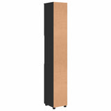 Bathroom Cabinet Black 30 x 35 x 192 cm Engineered wood & Metal 883335