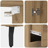 Highboard with Drawer Artisan Oak 69.5 x 34 x 180 cm 3415915