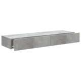 TV Cabinets with LED Lights 2 pcs Concrete Grey 60x35x15.5 cm 842893