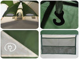 Family Tent with Rainfly Water-resistant 14-Person Green 42042242