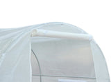 2.5 x 2 x 2 m Polytunnel Greenhouse, Walk-in Green House for Garden with Mesh Windows, Galvanised T3398P313649