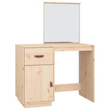 Cosmetic Desk 95x50x134 cm Solid Wood Pine 820087