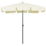 Beach Parasol Sand Yellow 200x125 cm 314727