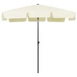 Beach Parasol Sand Yellow 200x125 cm 314727