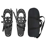 3 in 1 Snowshoes Black 63 x 21 cm Aluminum and HDPE 42021428