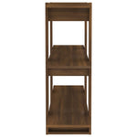 Book Cabinet/Room Divider Brown Oak 100x30x87 cm 813568
