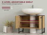 Bathroom Storage Cabinet-White 08862897