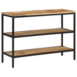 Console Table 100x35x70 cm Solid Rough Wood Mango 374073
