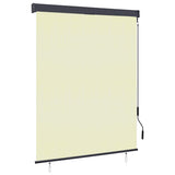 Outdoor Roller Blind 140x250 cm Cream 145971