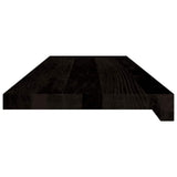Stair Treads 16 pcs Brown Black 80x30x2 cm Solid Wood Oak 3283056