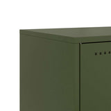 TV Cabinet Olive Green 68x39x60.5 cm Steel 846522