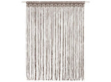 Macrame Curtain Taupe 140x240 cm Cotton 323981