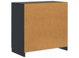 Sideboard with Drawer Black 66 x 34.5 x 87 cm Engineered Wood 895786
