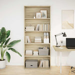 Book Cabinet Sonoma Oak 80x30x189 cm Engineered Wood 3314671