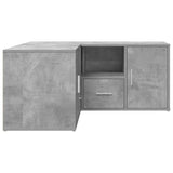 Corner Cabinet Concrete Grey 160x40x45 cm Engineered Wood 3307822