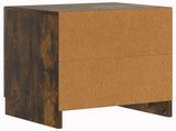 Bedside Cabinet 2 pcs Smoked Oak 43 x 34.5 x 47 cm 895726
