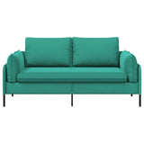 2-Seater Sofa 2-Seater Turquoise 188 x 81 x 89 cm Velvet 42048622