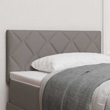 Headboard with Headboard Taupe 100 cm Faux Leather 42007232