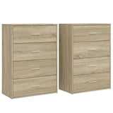 Sideboards 2 pcs Sonoma Oak 60x31x84 cm Engineered Wood 3276583