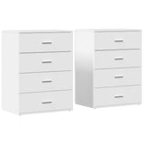 Sideboards 2 pcs White 60x39x80 cm Engineered Wood 3276623