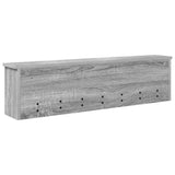 Wall-Mounted Coat Rack Wall-Mounted Grey Sonoma Engineered wood 874328