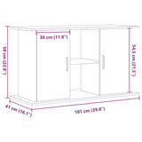 Aquarium Stand Old Wood 101x41x58 cm Engineered Wood 857280