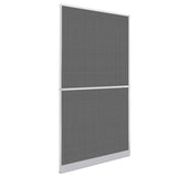 Hinged Insect Screen Manual White and Black 120 x 240 cm 42047049