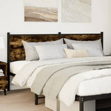Replace Headboard Smoked Oak 160 cm Engineered Wood and Steel 4007702