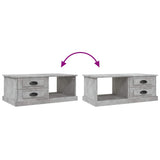Coffee Table Concrete Grey 90x50x35 cm Engineered Wood 816244