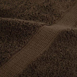 Premium Towels "SOLUND" 4 pcs Brown 100x200 cm 600 gsm 137246