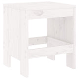 Garden Dining Set White Solid pine wood Durable Garden Dining Set 3157722