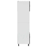Oven Cabinets 2 pcs Kalmar Black Engineered Wood 3315032