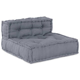 Modular Sofa 4 pcs Grey Fabric 3315094