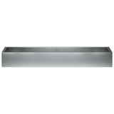 Retaining Wall 8 pcs 300 x 100 x 40 cm Galvanised Steel Silver 3449252