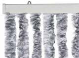Insect Curtain White and Grey 118x220 cm Chenille 315134