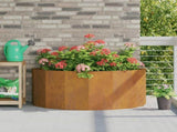 Planter Rusty 120 x 60 x 50 cm Weathering Steel 883709