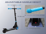 Folding Electric Scooter with Brake, for Ages 6 Years, 8km/h Maximum Speed, Blue T3398P349448