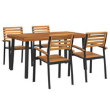 Garden Dining Set Natural Acacia Wood 3155422